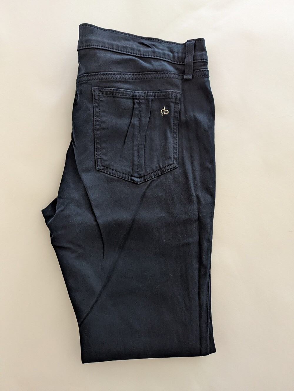 Women's Rag & Bone Jean Cotton/Modal Stretch Legging. 32 Waist, Dark Navy.